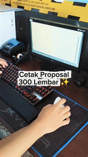 gass.. cetak 300 lembar proposal.. #percetakan #percetakanblitar #fotocopy