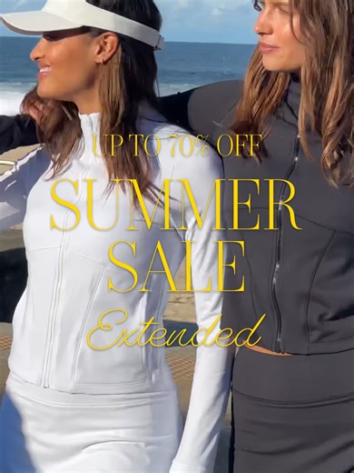 Game. Set. Match. We're taking style notes and heading courtside in our best selling tennis looks this Summer. Shop our fan favourite tennis jacket now on sale! #runningbare #fyp #viral #trending #grwm #ootd #sale #ausopen #australianopen #tennis