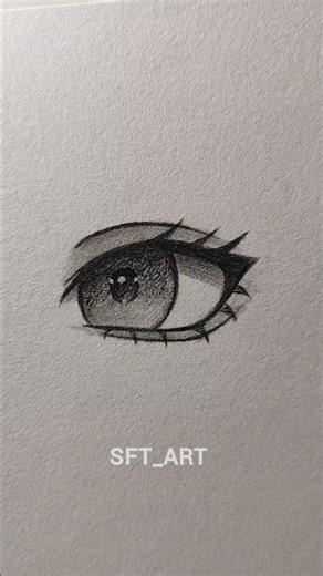 Draw anime eyes ✨ #drawing #eyes #art #tutorial #sketch #shorts
