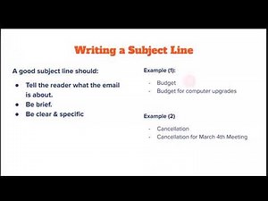 Lecture 2: Components of an Email