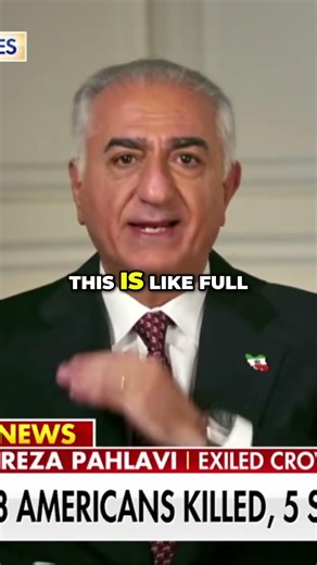 Iran's Exiled Crown Prince: Regime's Collapse is Coming #shorts