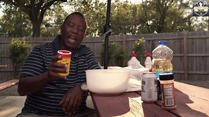 Check out Pastor Meeks as he "gets his hands dirty" while demonstrating how to make Beer Butt Chicken. #IfYouDontGetYourHandsMessyWhenYouBarbeque #YoureNotDoingItRight Join the tailgate at SalemChicago.org/fathers-day | The Official Salem Baptist Church of Chicago