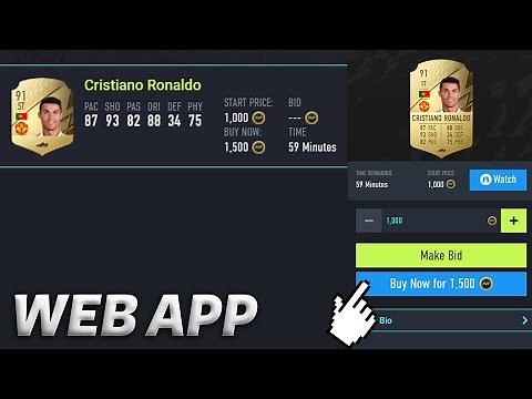 HOW TO SNIPE ON FIFA 22 (WEB APP) *FASTEST WAY*