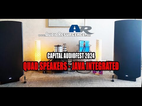 Quad Speakers | JAVA Integrated Amp | Capital Audiofest 2024 #caf2024