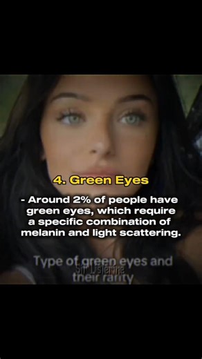 The 5 most rare eye colors according to studies 👀👁️ #eyecolor #eyefacts #rare
