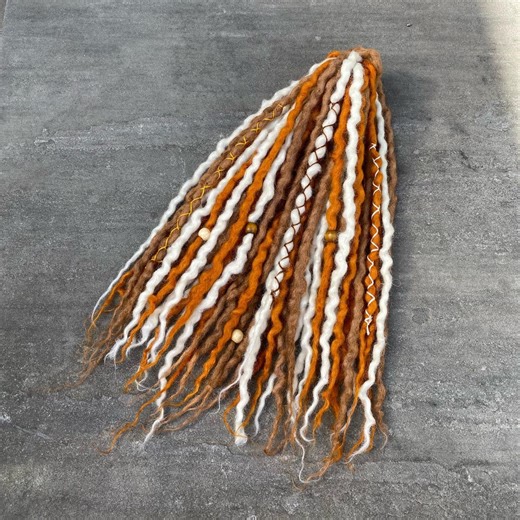 Custom - Double Ended Wool Dreadlocks - Foxy - Select Your Length & Amount - Etsy