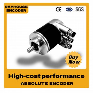 [Hot Item] Profinet Rotary Encoder Multi Turn Absolute with 2 Signal Connectors and 1 Power Connector 58mm Dia 10mm Shaft
