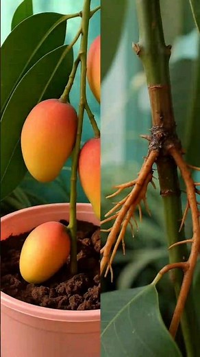 Grow Fruitful Mango trees at home by using this genius air layering Technique