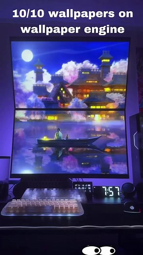 Dope Wallpapers 🤘😈 . . . . . . .#dope #wallpaperengine #wallpapers #dualmonitorsetup #stackedmonitors #gamingsetupideas #pccommunity #gamingsetup #fypage #explorepage #itachi #obito #kamui #dualstackedmonitors #pcgamersetup #pcgamers