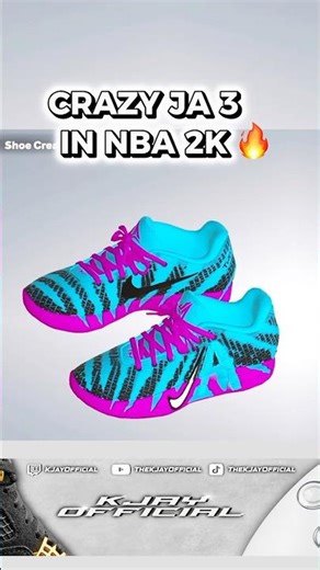 CRAZY Custom Ja 3 in NBA 2K26 🔥