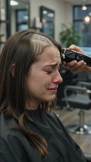 😭 Girl’s Emotional Head Shave Transformation | Full Hair Removed 💇‍♀️