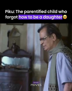 This is how one of India’s most heartfelt films began Piku. ❤️ A simple story about a daughter, her father, and a journey that made us all emotional and laugh at the same time. | BINGE MOVES