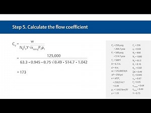 Video 7D - Control Systems Review - Valve Sizing Part 2 of 2