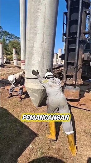 How Piling Machines Work in Installing Giant Concrete Piles!