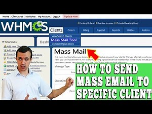 HOW TO SEND MASS EMAILS TO A SPECIFIC CLIENT IN WHMCS? [STEP BY STEP]☑️