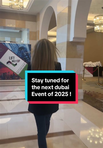When ILC Elevators is the only lebanese elevator company attending the Lift meet up conference in Dubai ! This means stay tuned ! #dubai #dubaitiktok #dubailife #ilcelevators #elevator #foryou @🧿 Tina 🧿 @ILC Elevators Cyprus @ILC Elevators