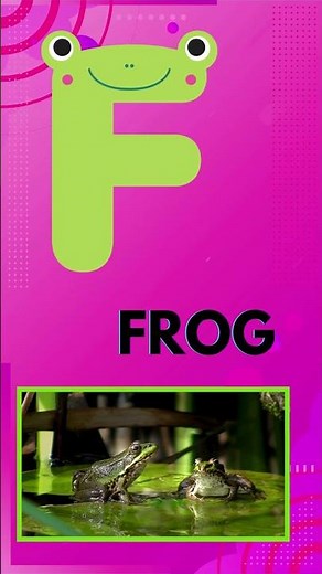 Phonics F Sound for Kids | Fish, Frog, Fox | Learn Letter F