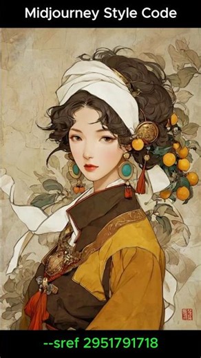 Oriental Fantasy - Midjourney Sref Code #sref #srefCode #Midjourney #동양판타지 #고전미인도 #OrientalFantasy