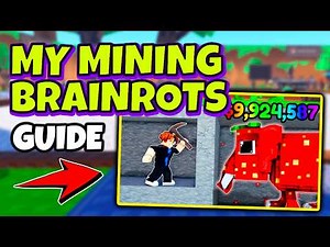 BEGINNER GUIDE in MY MINING BRAINROTS Roblox - How to Play Basics
