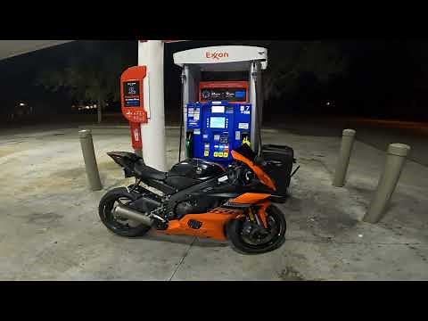 solo night ride yamaha r6 pure sound.