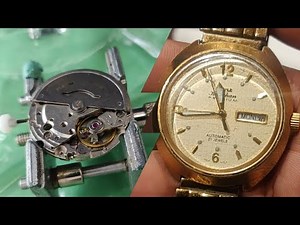 how to repair a HMT watch?Assembly and disassembly of HMT cal.8205#watches#miyota#hmt