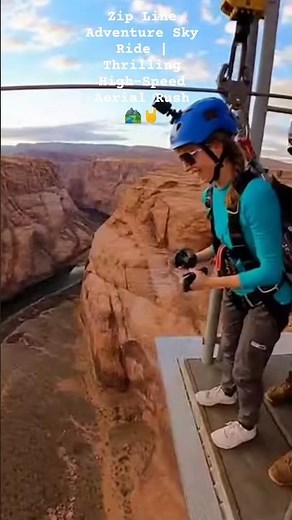 Zip Line Adventure Sky dive | Thrilling High-Speed Aerial Rush #rollercoaster#thrillride# viralshort