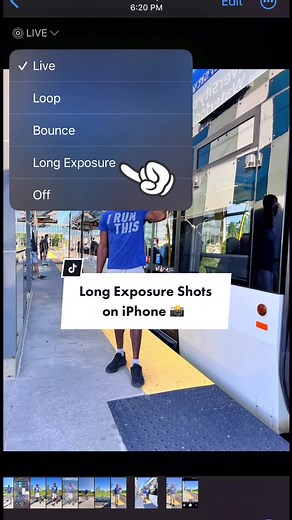 If you ever wanted to shoot a long exposure shot on your iphone, here’s how you do it 📸 #iphonephotography #iphonetricks #techtok #lifehacks