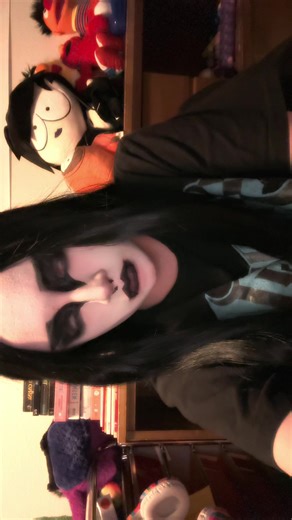 Silly Guy Makeover with Red Contacts and Goth Vibe