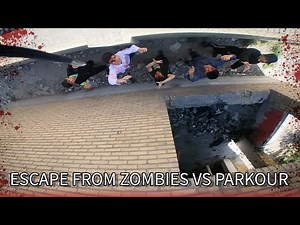 ESCAPE FROM ZOMBIES VS PARKOUR POV
