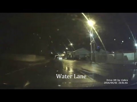 Drive through Holbeck (Leeds) Red Light Area at night