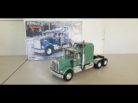 Revell Kenworth W900 Aerodyne 1/25 scale Build & Review