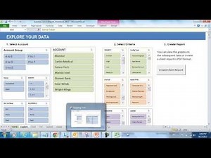 Autotask Client Excel Dashboard Preview