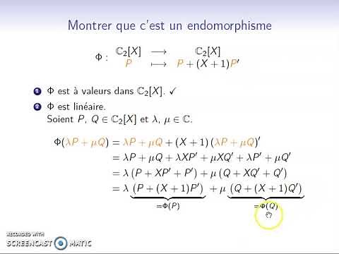 Méthode08 - Montrer qu'une application est un endomorphisme