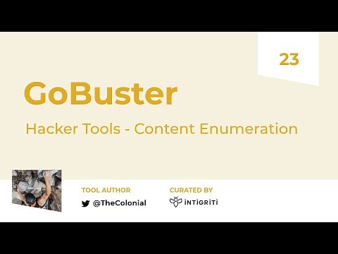 Easy content discovery! GoBuster - Hacker Tools