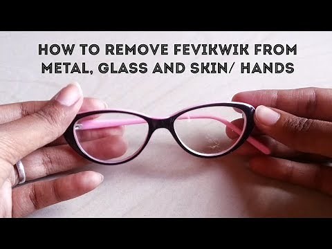 How To Remove Fevikwik From Metal, Glass and Skin or Hands- Remove strong adhesive- Remove Superglue