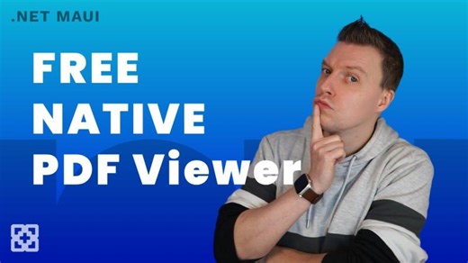 This Free PDF Viewer for .NET MAUI Beats Every WebView Solution | Gerald Versluis
