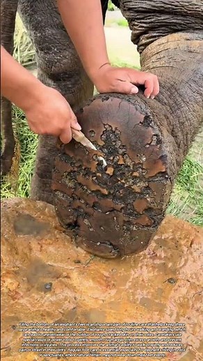 Essential Foot Care for Elephants Through Sole Filing and Maintenance