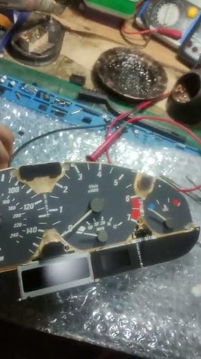 BMW E46 CLUSTER GAUGE REPAIR