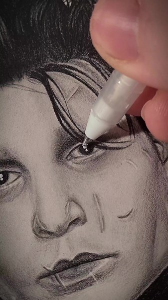Drawing Edward Scissorhands: Art Made Easy