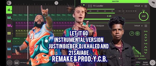 Let it go - Justin bieber,21savage & Dj khaled Remake and prod. y.c.b. Instrumental version.