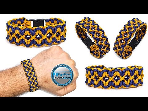 How to Make a Paracord Bracelet Starlight Express Knot Tutorials DIY