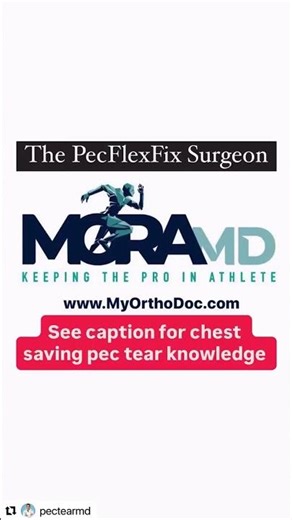 Should a PARTIAL PEC TEAR be treated surgically? Yes almost every time #moramd #pecflexfix