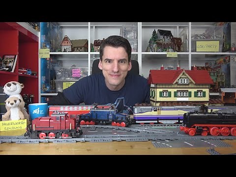 Lok-Party aus über 21000 Teilen! So viele Züge von BlueBrixx®, ein Traum!
