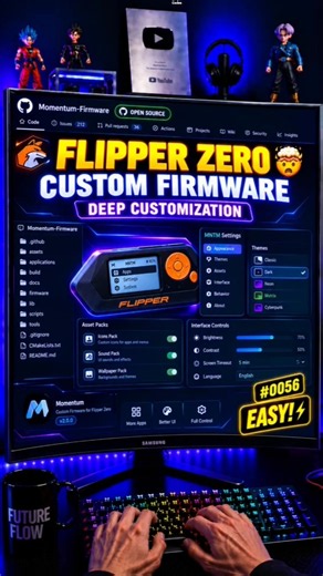 😀 This Firmware Changes Your Flipper Zero 🤯 | Momentum #0056 #futureflow