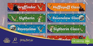 Harry Potter: Houses Display Banner Pack [Ages 5-11]