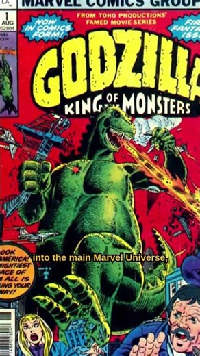 NO WAY! Godzilla Was a MARVEL Character?! 🤯 #shorts #marvelcomics #marvelgodzilla