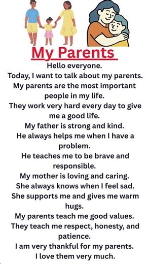 My Parents — Easy English Reading Practice