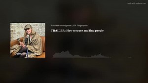Preview to our Episode on the secrets of finding people - Episode 9: Tracing: The Secrets Find the episode on Spotify : https://open.spotify.com/episode/27suZ4gSoaBwZnMUmqMtLq?si=08b780b68c6b4d87 Apple Podcasts: https://podcasts.apple.com/us/podcast/tracing-and-finding-people-the-secrets/id1841629274?i=1000735196831 To learn more about tracing people, see our website at https://www.private-detectives.co.uk/services/tracing.htm To contact this podcast, email podcast@private-detectives.co.uk | Cha