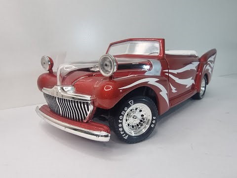 greased lightning 1/18 scale model from the movie grease diecast car unboxing & review