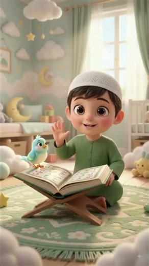 🕌📖 Let’s Pray & Read the Quran! | Islamic Learning for Kids #shorts